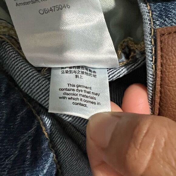 BDG Urban Outfitters Stretch High-Rise Flare Distresses Blue Women Jeans Sz 28 - Picture 9 of 12